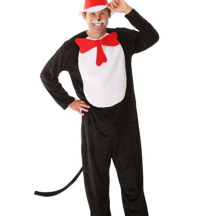 Dr. Seuss- The Cat in the Hat Adult Costume- front view