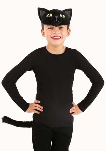 Cat Plush Headband & Tail Kit- worn by boy model