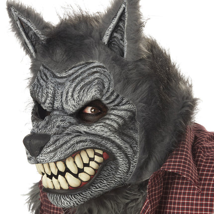 WEREWOLF MASK ANI-MOTION (CC60305) CLOSED