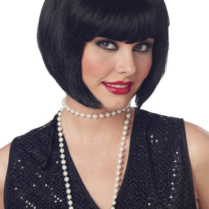FLAPPER BLACK WIG