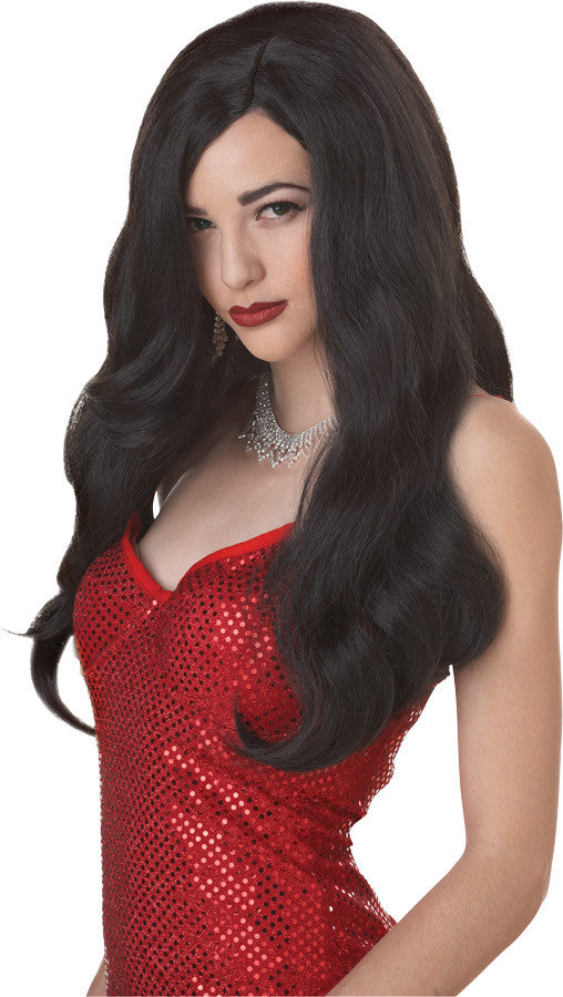 SILVER SCREEN SINSAT BLACK WIG