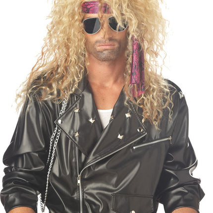 HEAVY METAL ROCKER BLONDE WIG