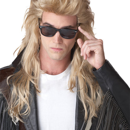 80'S ROCK MULLET BLONDE WIG