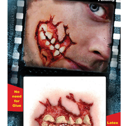 CHEEK DECAY 3D PROF TATTOO