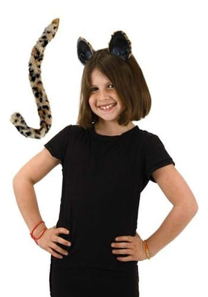 Cheetah Ears & Tail Set- worn by child model
