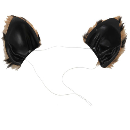 Cheetah Ears & Tail Set- ears front view