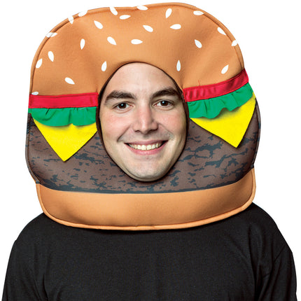 Cheeseburger Adult Mask