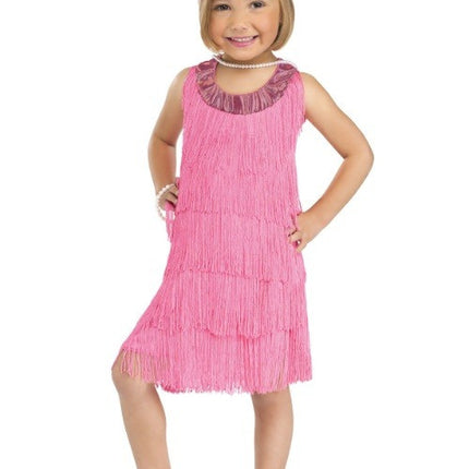 '20s Pink Flapper Toddler Costume