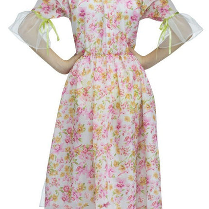 Colonial Girl Child Costume- back view
