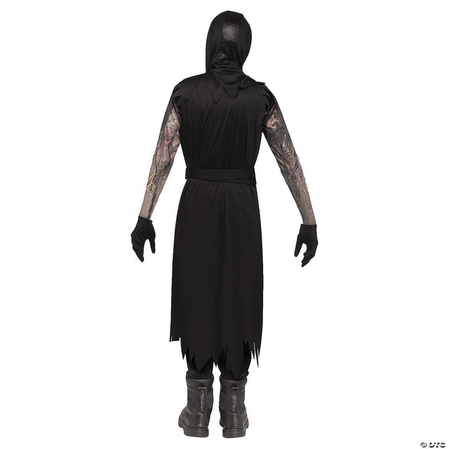 Scorched Ghost Face Child Costume- back view