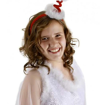 Cocktail Springy Santa Headband- worn by child model