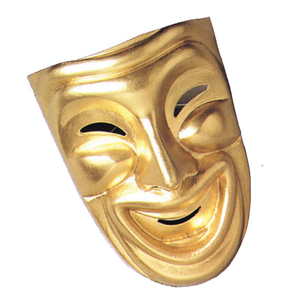 Gold Comedy mask