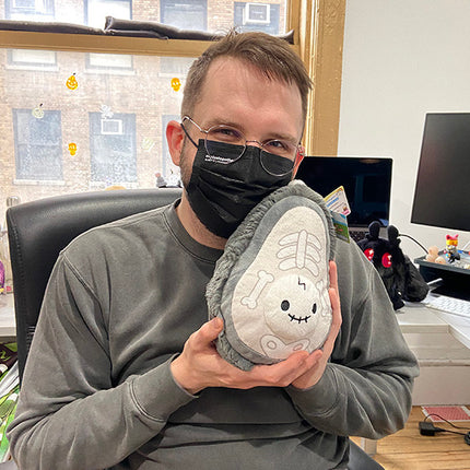 Mini Squishable Skeleton Avocado- Held by Model