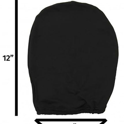 Black Costume Headsock- measurements 
