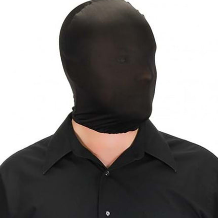 Black Costume Headsock- worn by model