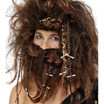 Crazy Caveman Wig Set