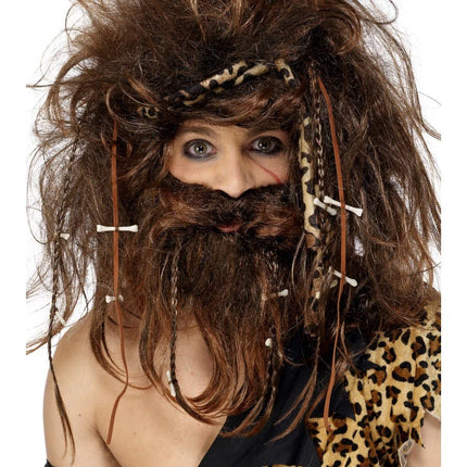 Crazy Caveman Wig Set