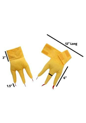 CreatureCuffs Chicken Feet- measurements