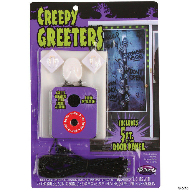 Zombie/ Creepy Door Greeter Kit- package