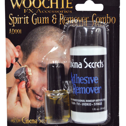 SPIRIT GUM WITH REMOVER CARDED