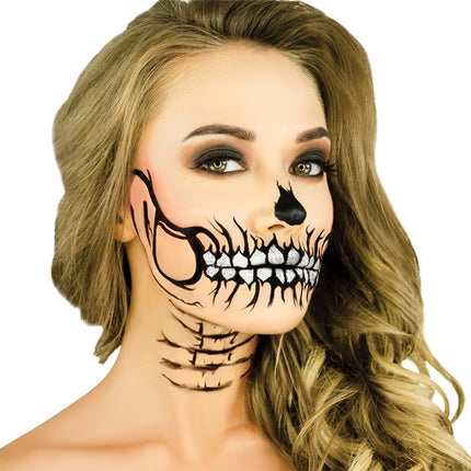 GLITTER SKULL STENCIL KIT