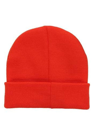 Cuphead Printed Foldup Knit Beanie- back view