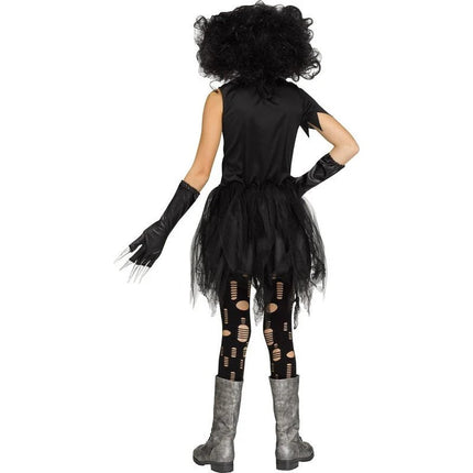 Cut-Up Girl Edward Scissorhands Costume- back view