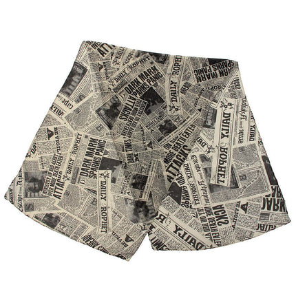 Harry Potter- Daily Prophet Newspaper Print Lightweight Scarf- folded
