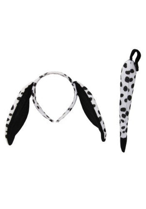 Dalmatian Ears Headband & Tail Kit