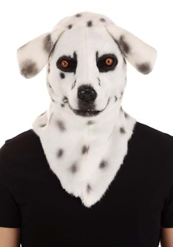 Dalmatian Mouth Mover Mask- front view mouth closed