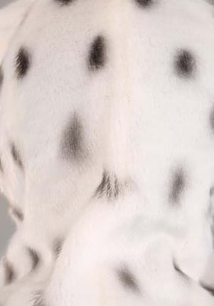 Dalmatian Mouth Mover Mask- fur up close
