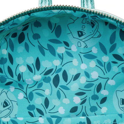 Pokemon Metallic Bulbasaur Mini Backpack- inside print