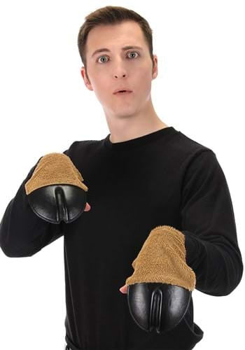 Deer Costume Front Hooves- worn by male model