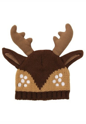 Knit Deer Beanie