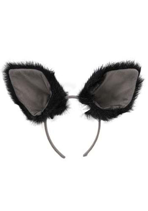 Deluxe Oversized Cat Ears Headband- front view
