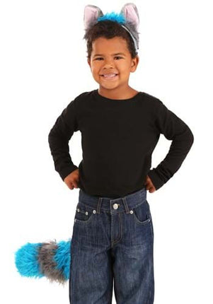 Alice in Wonderland- Deluxe Cheshire Cat Ears & Tail Kit- worn by child model
