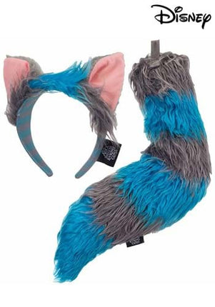 Alice in Wonderland- Deluxe Cheshire Cat Ears & Tail Kit