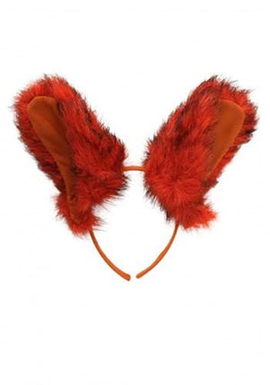 Deluxe Oversized Fox Ears Headband- front view
