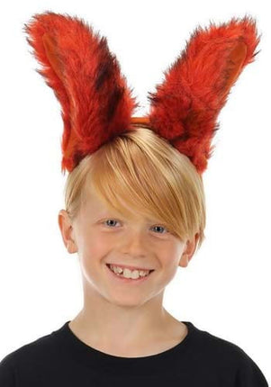 Deluxe Oversized Fox Ears Headband- worn by child model