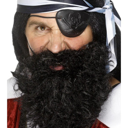 Black Deluxe Pirate Beard