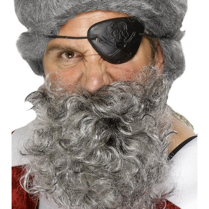 Light Grey Deluxe Pirate Beard