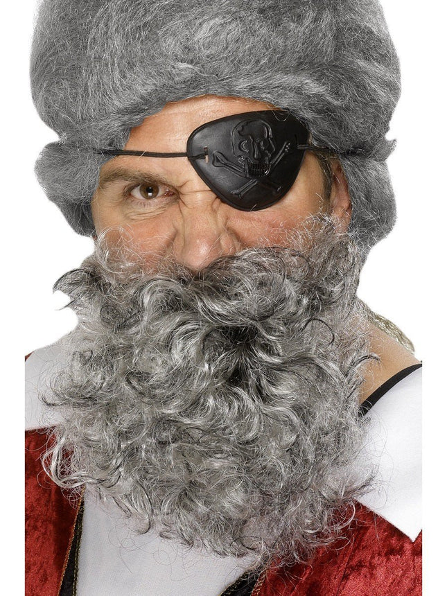 Light Grey Deluxe Pirate Beard