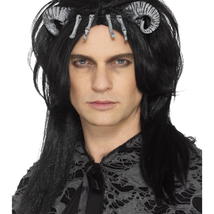 Black Demonic Creature Wig