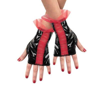 GLOVETTES RD BK RUCHED CHLD