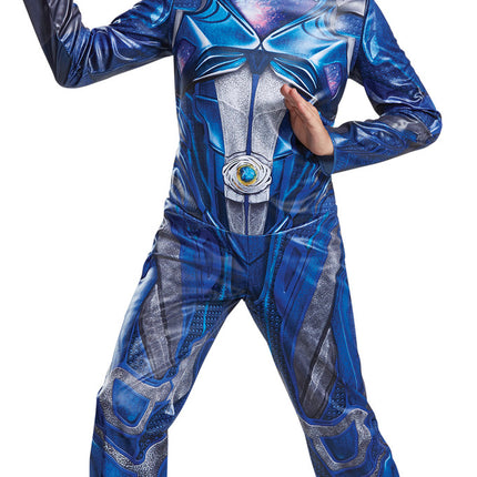 Power Rangers- Blue Ranger Child Costume- front view