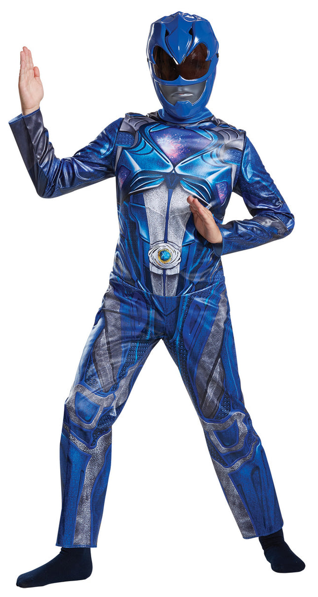 Power Rangers- Blue Ranger Child Costume- front view