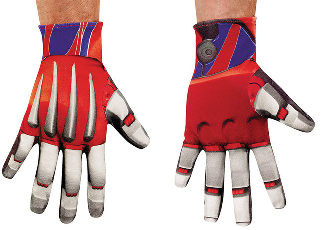OPTIMUS PRIME GLOVES ADULT