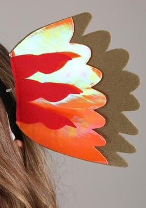 Dilophosaurus Headband & Tail Kit- headband up close