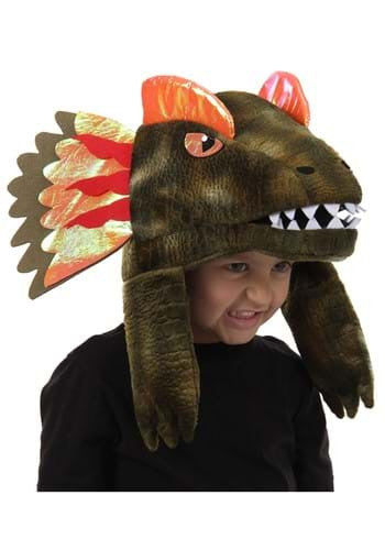 Dilophosaurus Sprazy Toy Hat- worn by child model