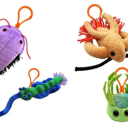 Dino Creatures Keychains- Trilobite, Marrella, Opabinia and Wiwaxia